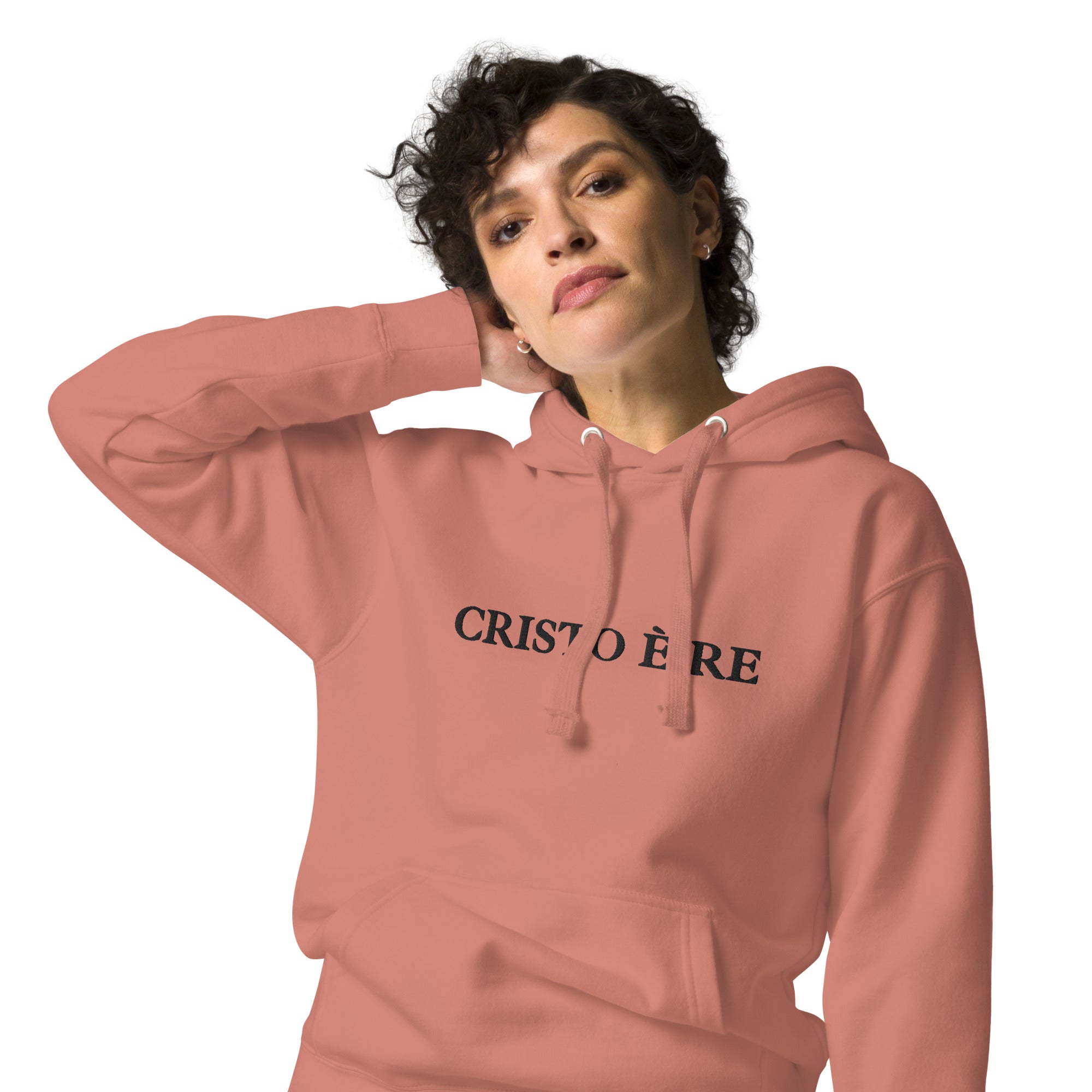 TOUGH CHRISTIAN - CRISTO È RE Hoodie – Gritty Christian Streetwear | Christ Is King Italian Faith Hoodie | Tough Christian Unisex Pullover