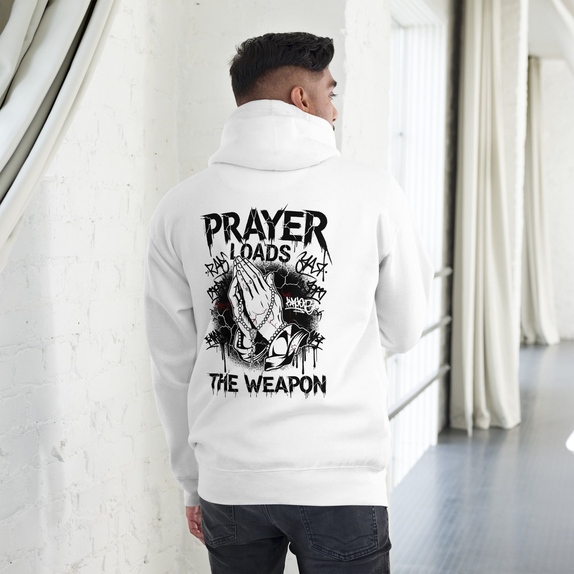 TOUGH CHRISTIAN “Prayer Loads the Weapon” Hoodie-Unisex Hoodie